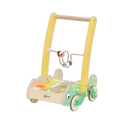 Xe đẩy tập đi kiêm đồ chơi khối xếp hình - Baby Walker With Blocks Classic World