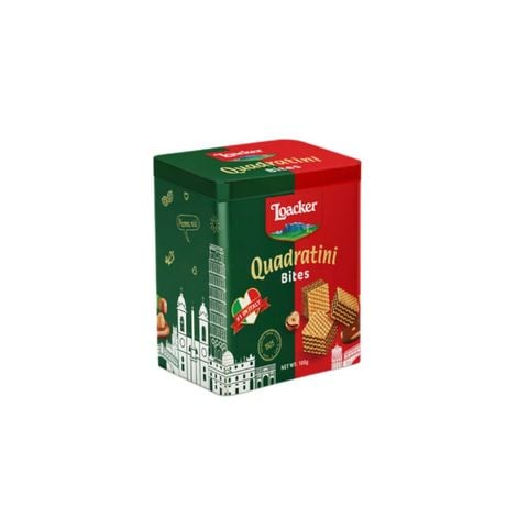 Bánh xốp Loacker Quadratini Bites 105g