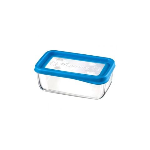 Hộp thủy tinh nắp hoa văn Frigoverre Bormioli Rocco hình chữ nhật 21x13 1100ml
