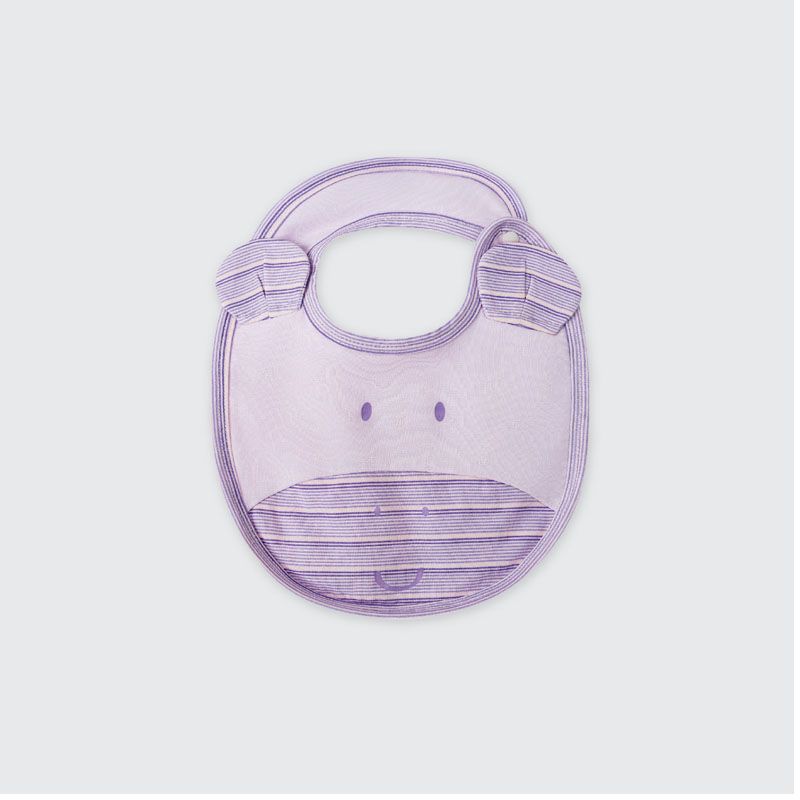 Yếm La Pomme viền phối - Hồng tím