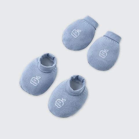 Set bao tay bao chân La Pomme pastel - Xanh