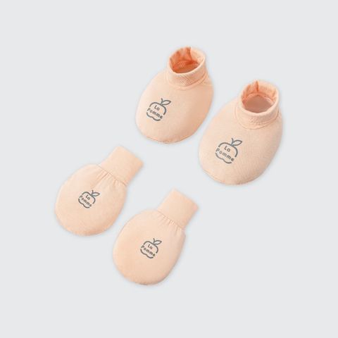 Set bao tay bao chân La Pomme bé yêu vui nhộn - Cam
