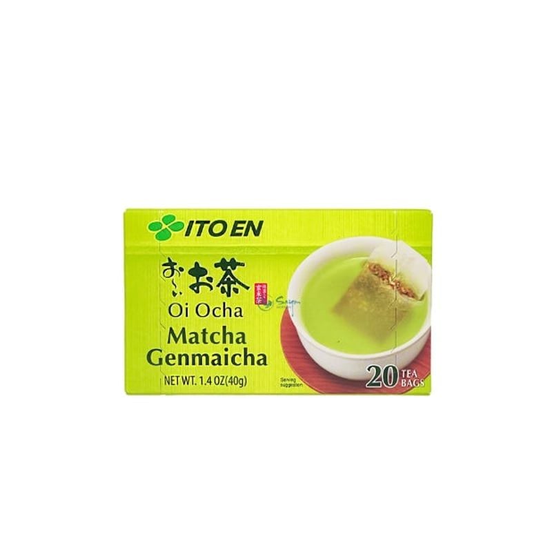 TRÀ XANH GẠO RANG TÚI LỌC OI OCHA MATCHA GENMAICHA