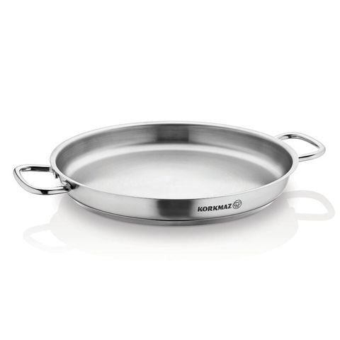 Chảo inox 18/10  quai 2 bên Korkmaz Proline 24 cm - 1.8 lít