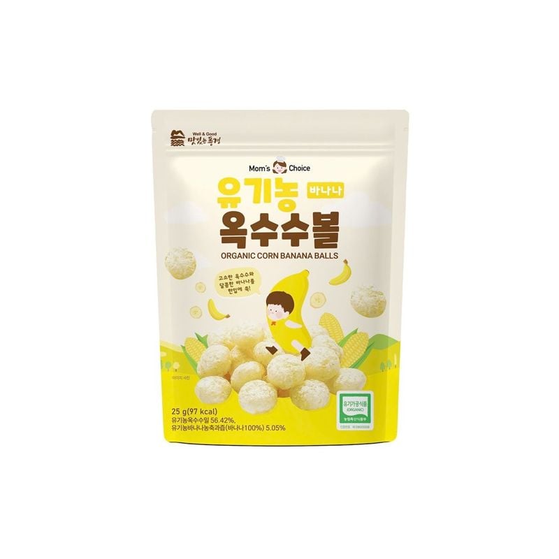 BÁNH BI HỮU CƠ MOM'S CHOICE VỊ CHUỐI 25G