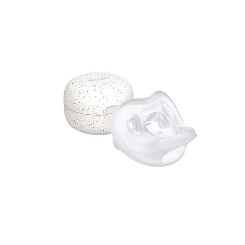 Ty ngậm 100% silicon cao cấp Moyuum Size 1 - màu trong ( 0+ tháng)