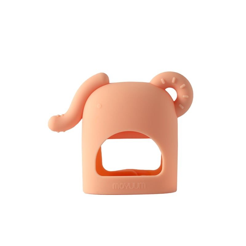 Gặm nướu silicon Moyuum Voi - Hồng (3m+)