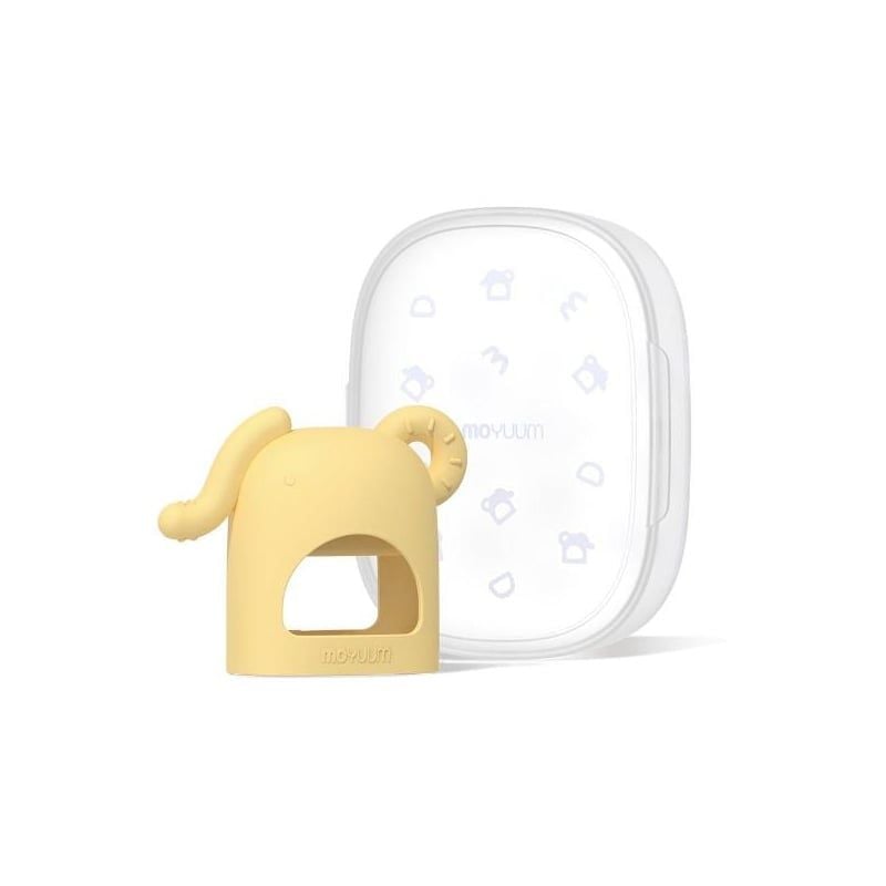 Gặm nướu silicon Moyuum Voi - Vàng( 3M+)