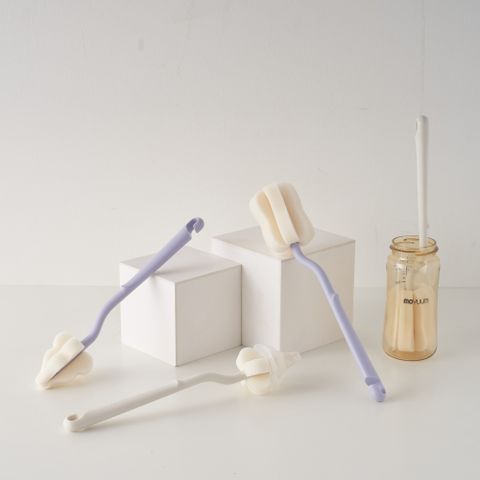 Cọ núm bình tay cầm cong MOYUUM - Màu violet