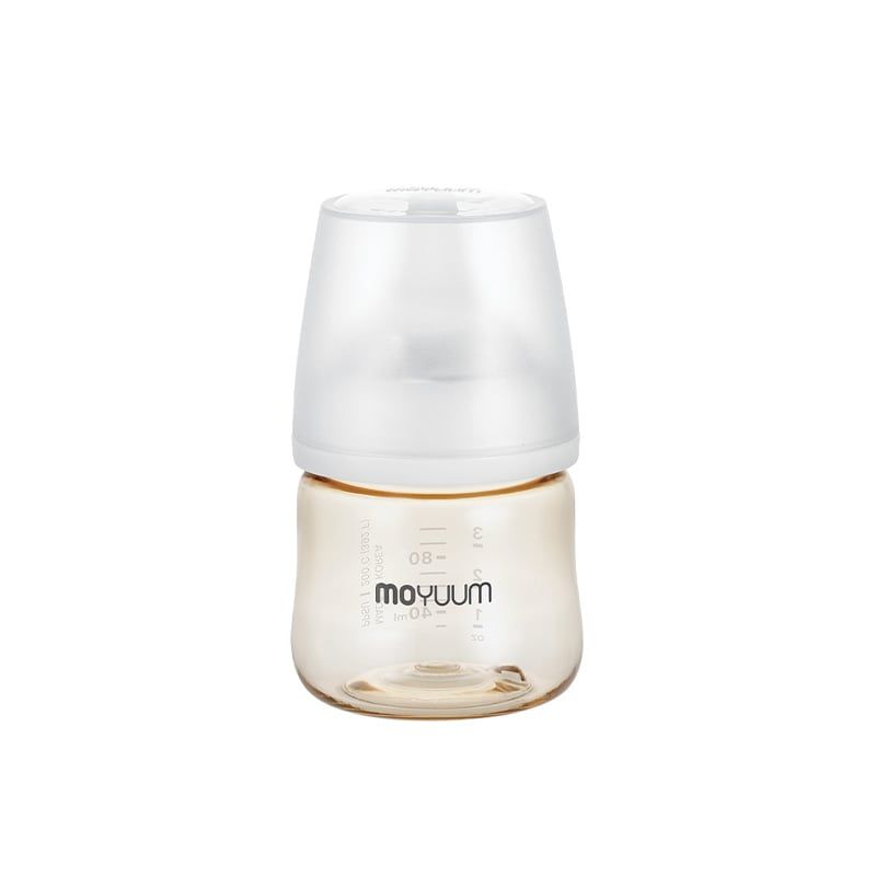 BÌNH SỮA MOYUUM PREMIUM PPSU ALL IN ONE BOTTLE 80ML (KÈM NÚM) (THẾ HỆ 3)