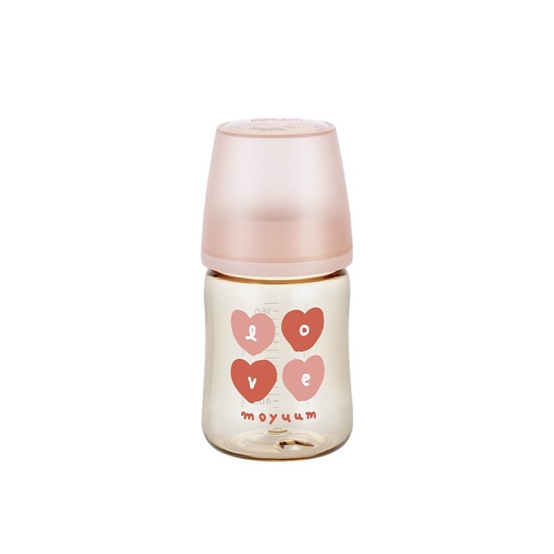 BÌNH SỮA MOYUUM PREMIUM PPSU ALL IN ONE BOTTLE 170ML - MẪU MORE LOVE (KÈM NÚM)