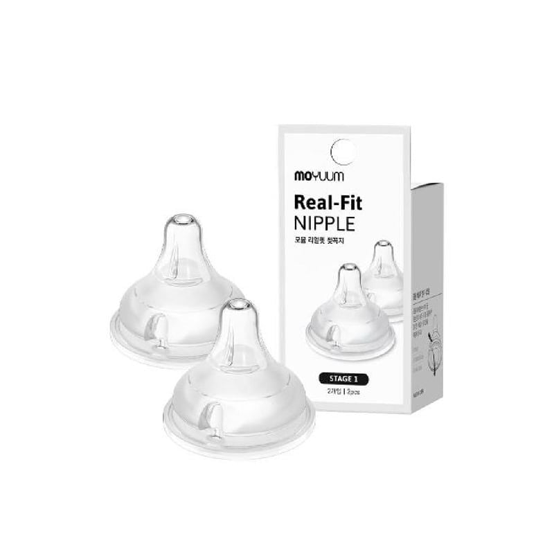 NÚM BÌNH SỮA MOYUUM REAL-FIT NIPPLE LEVEL 1
