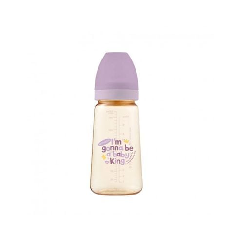 Bình sữa PPSU Hàn Quốc Mother-K 280ml (Bebe Tím)