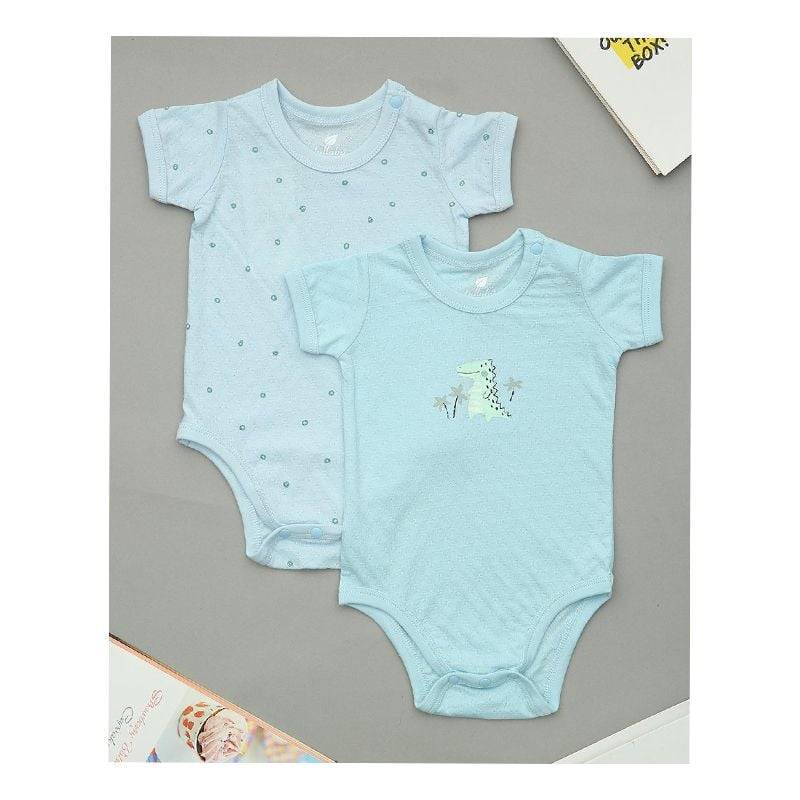 BODY LULLABY CỘC TAY BÉ TRAI NH614P - SET 02 (SET XANH)