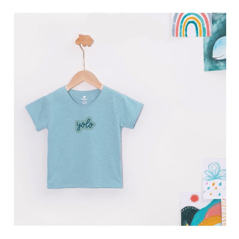 ÁO CỘC TAY LULLABY NH164V - XANH MINT