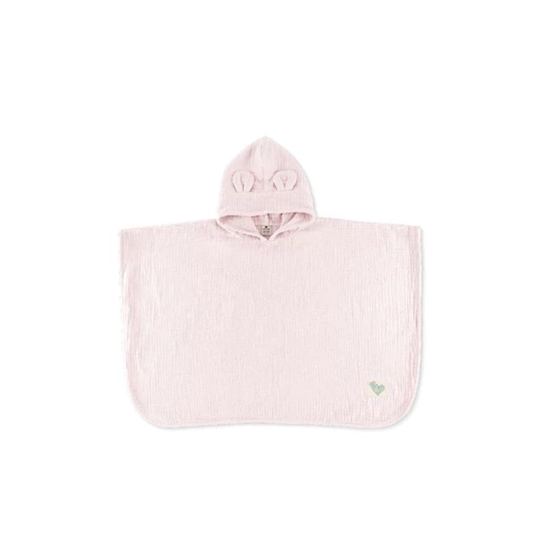 KHĂN CHOÀNG TẮM CÓ MŨ LULLABY NH577M - HỒNG