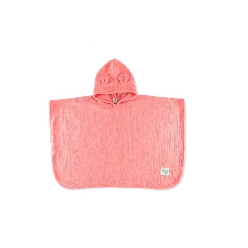 KHĂN CHOÀNG TẮM CÓ MŨ LULLABY NH577M - CAM