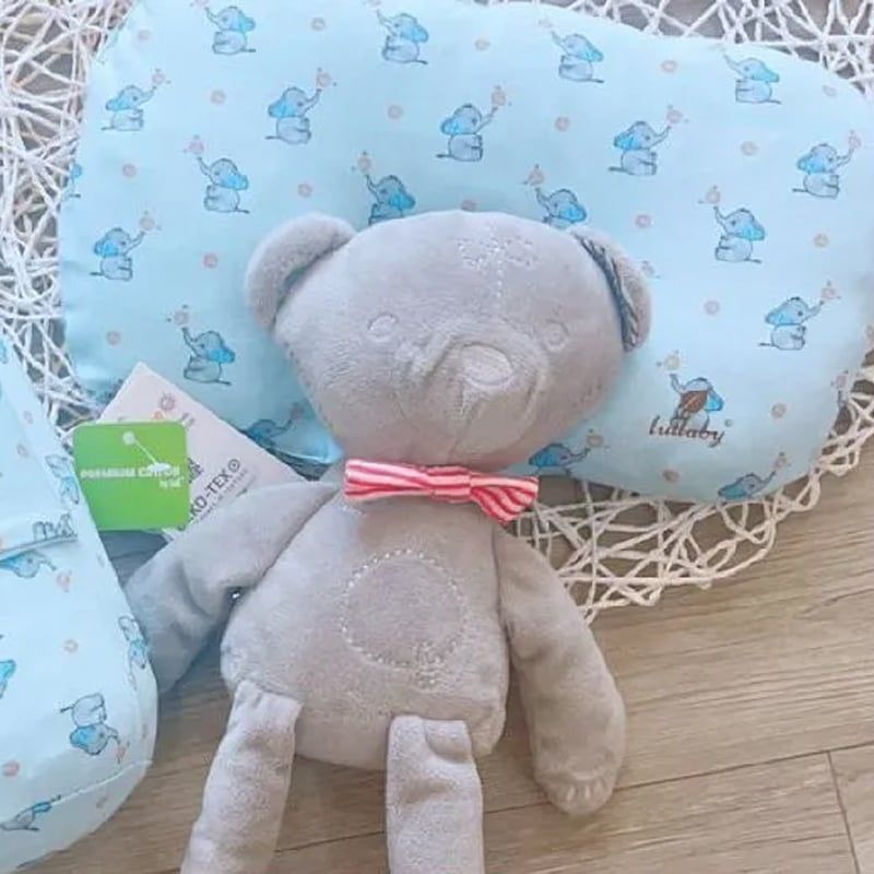 GỐI CHỐNG LÕM LULLABY DF NH357M - XANH IN VOI