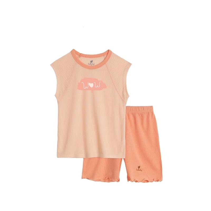 BỘ CỘC TAY LULLABY BÉ GÁI NH820R - HỒNG CAM NHẠT