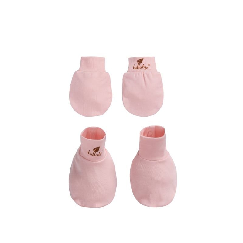 SET BAO TAY + BAO CHÂN LULLABY NH847R - HỒNG CAM