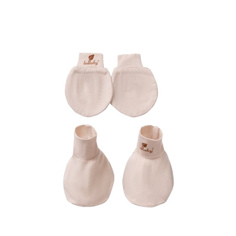 SET BAO TAY + BAO CHÂN LULLABY NH867R - BE NÂU