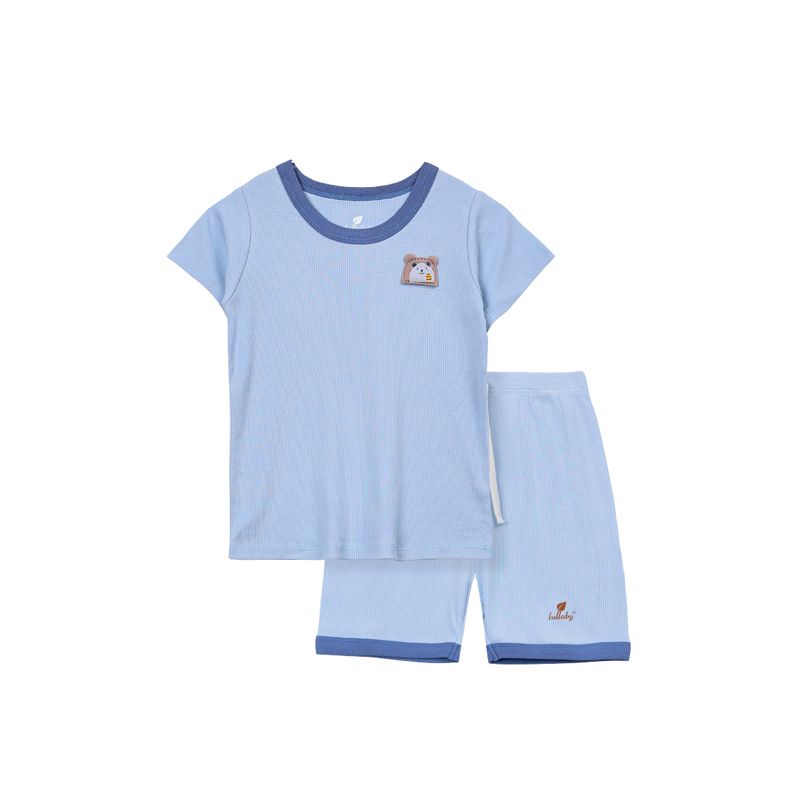 Bộ cộc tay Lullaby - Bé trai NH950R - Xanh blue