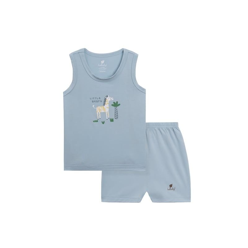 BỘ SÁT NÁCH BÉ TRAI LULLABY NH984R - XANH GHI