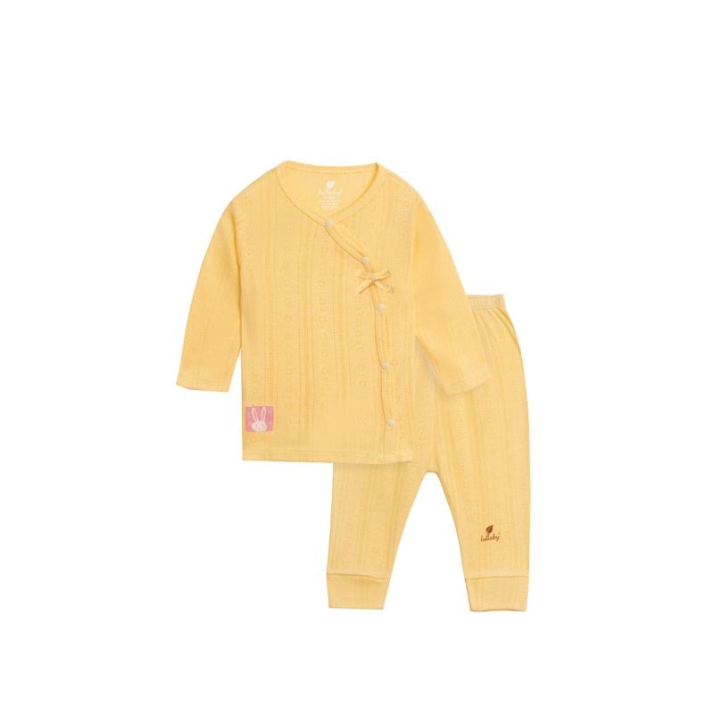 BỘ BÉ GÁI CÀI LỆCH DT LULLABY - NH727R - VÀNG