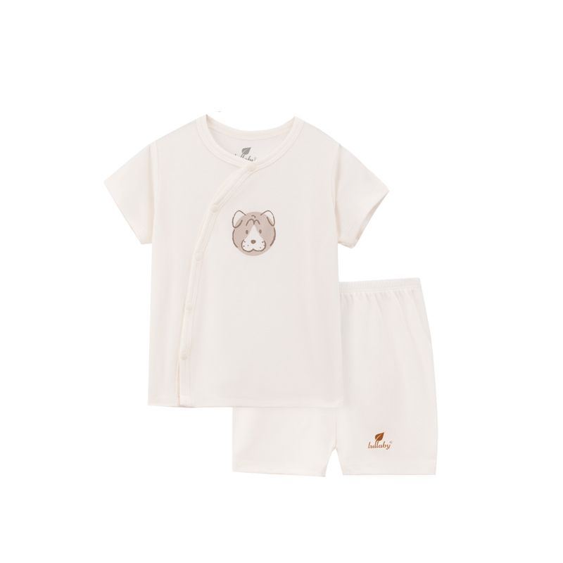 Bộ cài lệch cộc tay Lullaby NH981R - Ivory