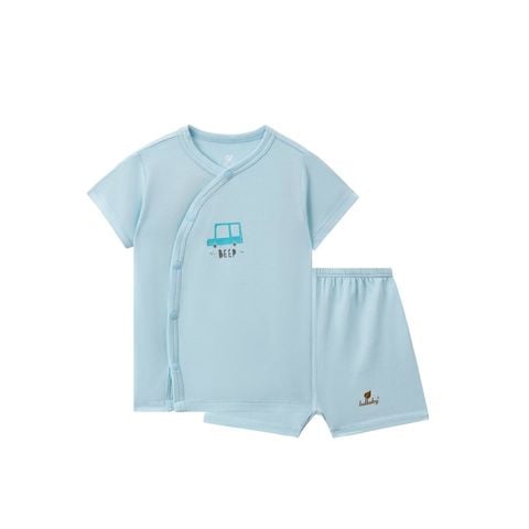 Bộ Lullaby cài lệch cộc tay NH994R Xanh blue