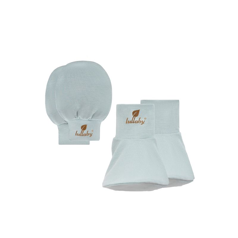 SET BAO TAY + BAO CHÂN LULLABY NH703R - XANH CỔ VỊT