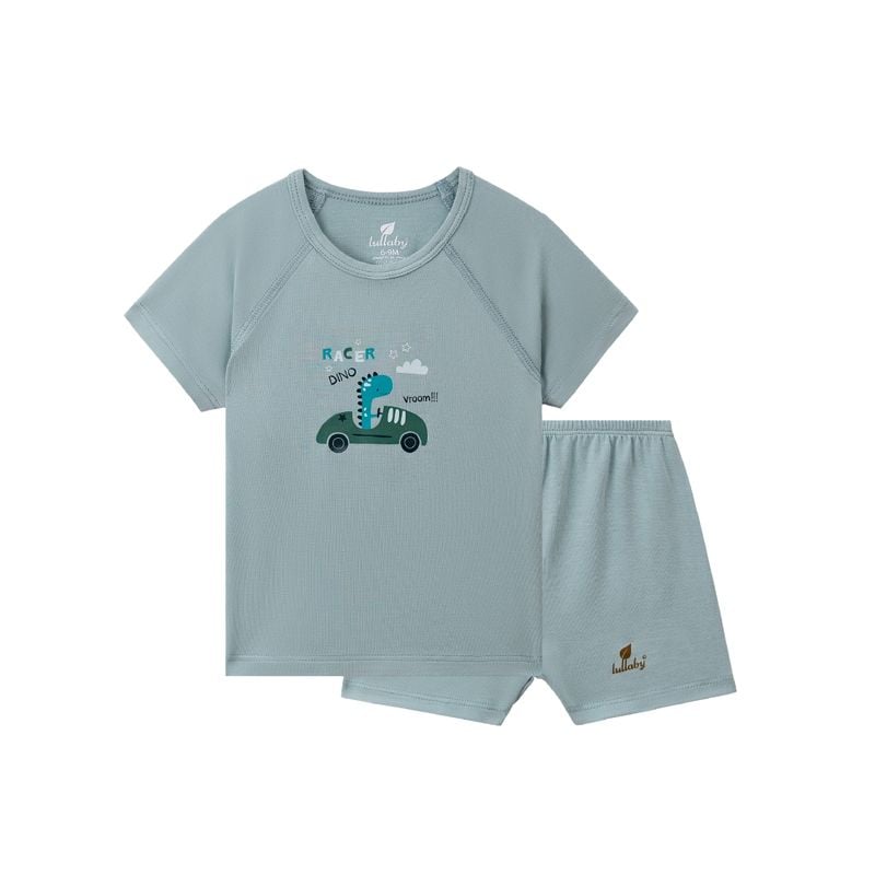 BỘ BÉ TRAI LULLABY CỘC TAY NH700R - XANH CỔ VỊT