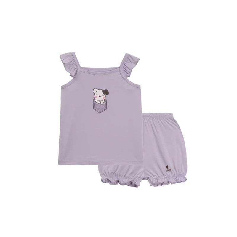 BỘ SÁT NÁCH BÉ GÁI LULLABY NH985R - TÍM
