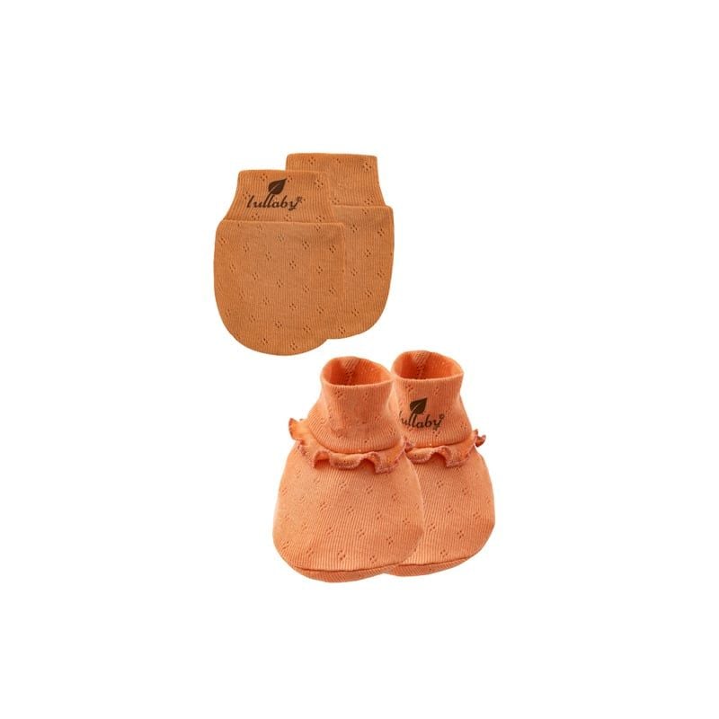 SET BAO TAY + BAO CHÂN LULLABY BÉ GÁI NH384N - CAM