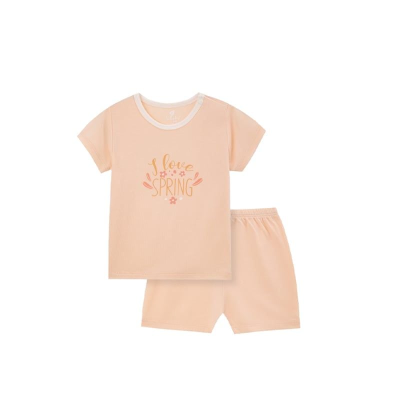 BỘ CÀI VAI LULLABY CỘC TAY NH359N - HỒNG CAM