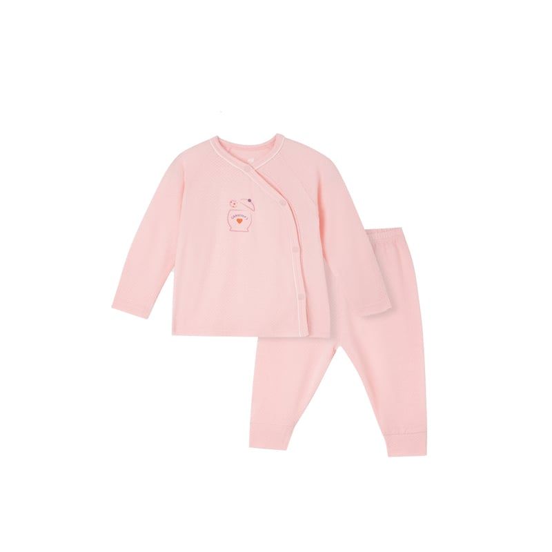 BỘ CÀI LỆCH DÀI TAY LULLABY NH400N - HỒNG