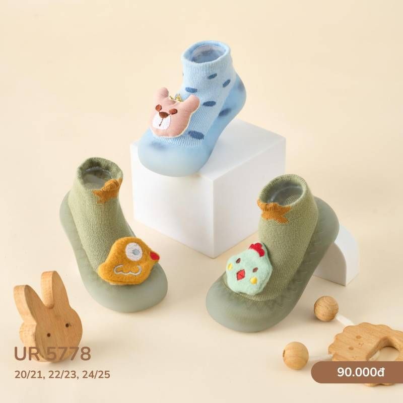 GIÀY BÚN UALA ROGO HÌNH ĐỘNG VẬT NHỎ