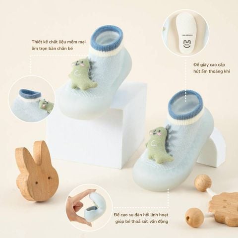 Giày bún Uala Rogo khủng long/mặt cười