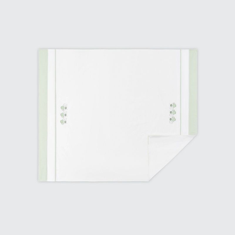 Chăn đa năng La Pomme Mèo Con ngộ nghĩnh - Trắng xanh