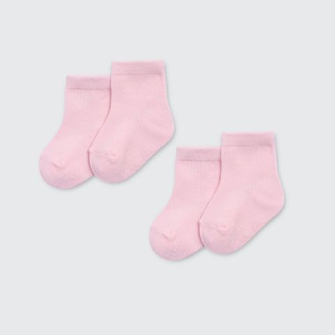 Set 02 đôi tất La Pomme mềm mại Hồng