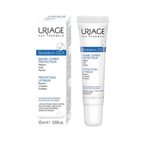 Kem dưỡng môi khô, nứt nẻ Uriage BARIÉDERM CICA-LÈVRES BAUME PROTECTEUR Tuýp 15ml