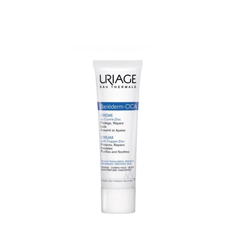 KEM URIAGE BARIÉDERM CICA-CRÈME LÀM DỊU, LÀM LÀNH VẾT THƯƠNG HẠN CHẾ SẸO VÀ PHỤC HỒI DA TỔN TUÝP 40ML