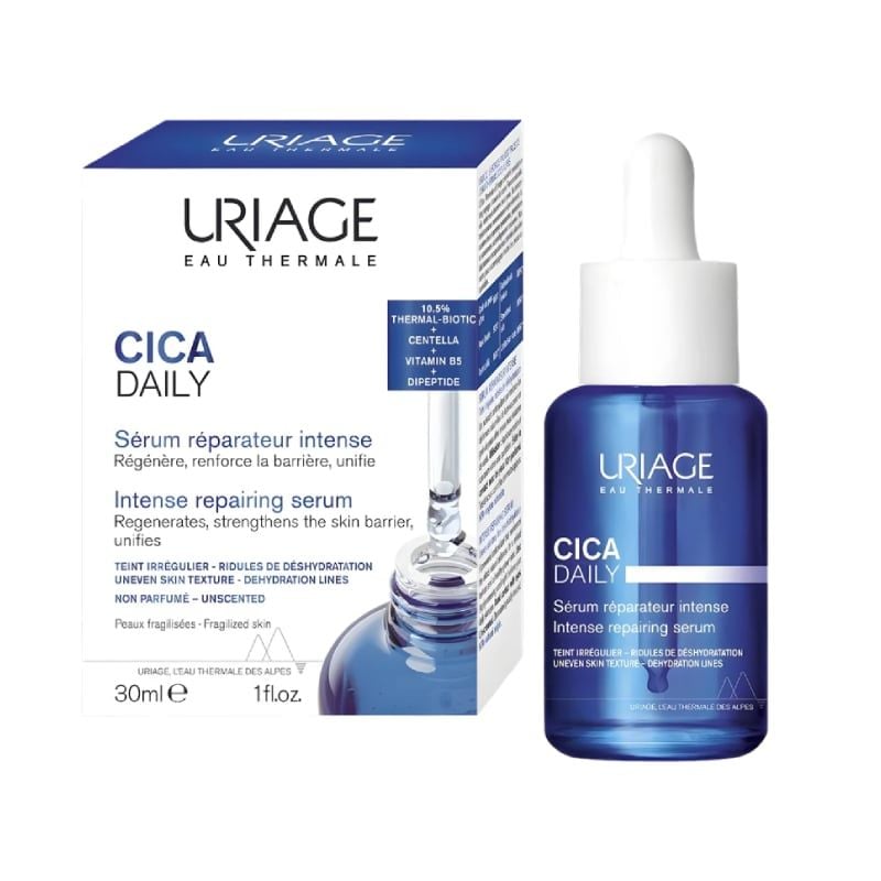 SERUM LÀM DỊU, LÀM LÀNH VÀ PHỤC HỒI DA TỔN THƯƠNG HẰNG NGÀY URIAGE CICA DAILY SERUM 30ML