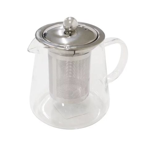 Ấm pha trà thủy tinh kèm lõi lọc inox Echo 650ml