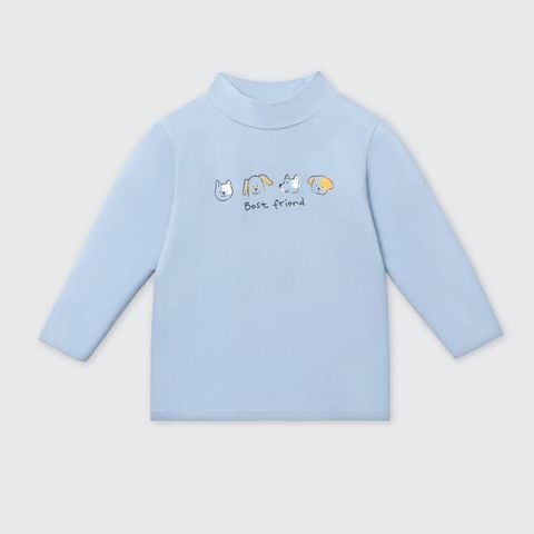 Áo giữ nhiệt La Pomme sắc màu tươi sáng - Xanh