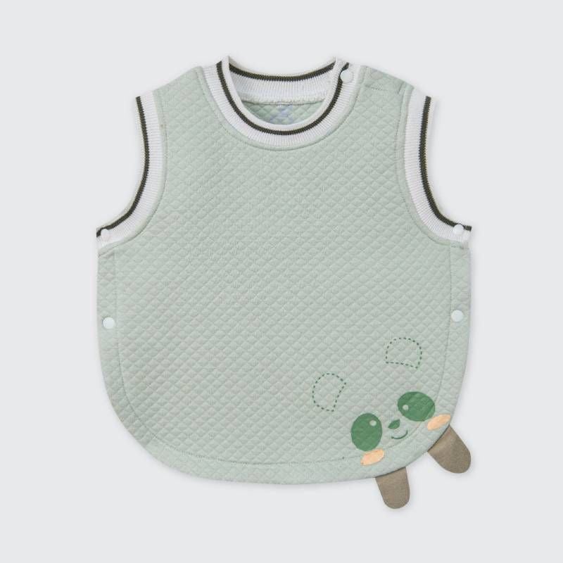 ÁO GILE LA POMME VẠT BẦU HAPPY FACE XANH