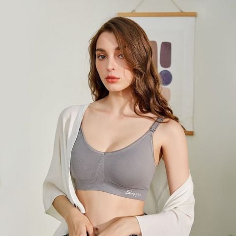 Áo lót bầu và cho con bú Shapee Luxe - Grey