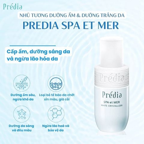 Nhũ tương dưỡng ẩm và dưỡng trắng da Kosé Prédia SPA ET MER WHITE CRYSTALLIZER 150ml