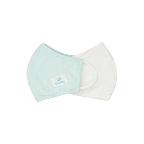 Khẩu trang Bu Bambus   - Trắng - xanh bạc hà