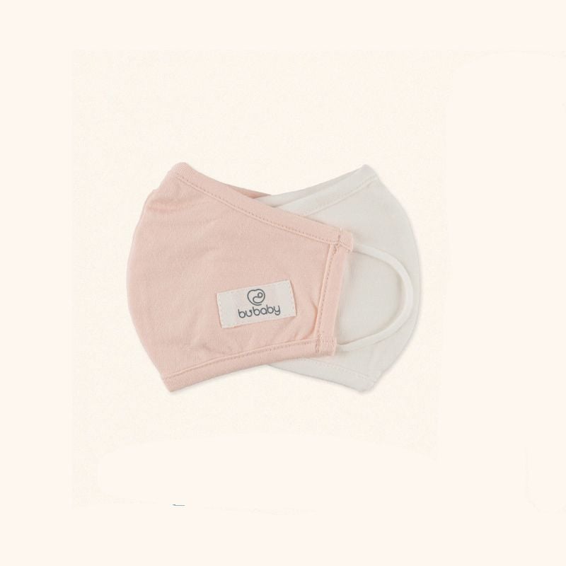 KHẨU TRANG BAMBUS BU - TRẮNG - HỒNG 43D